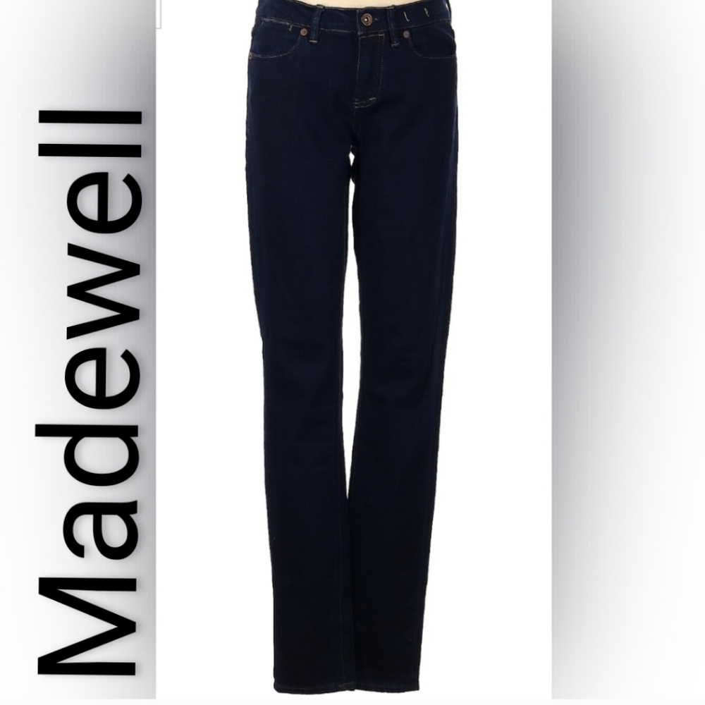 MADEWELL| Dark Blue Wash Skinny Skinny Jeans  Size 26x32